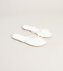 Weekend Away Bow Thong Sandals