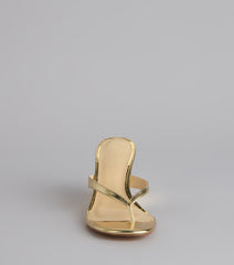 Weekend Glow Up Thong Wedge Heels
