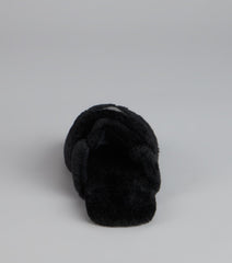 Lounge Edit Fuzzy Mule Slippers