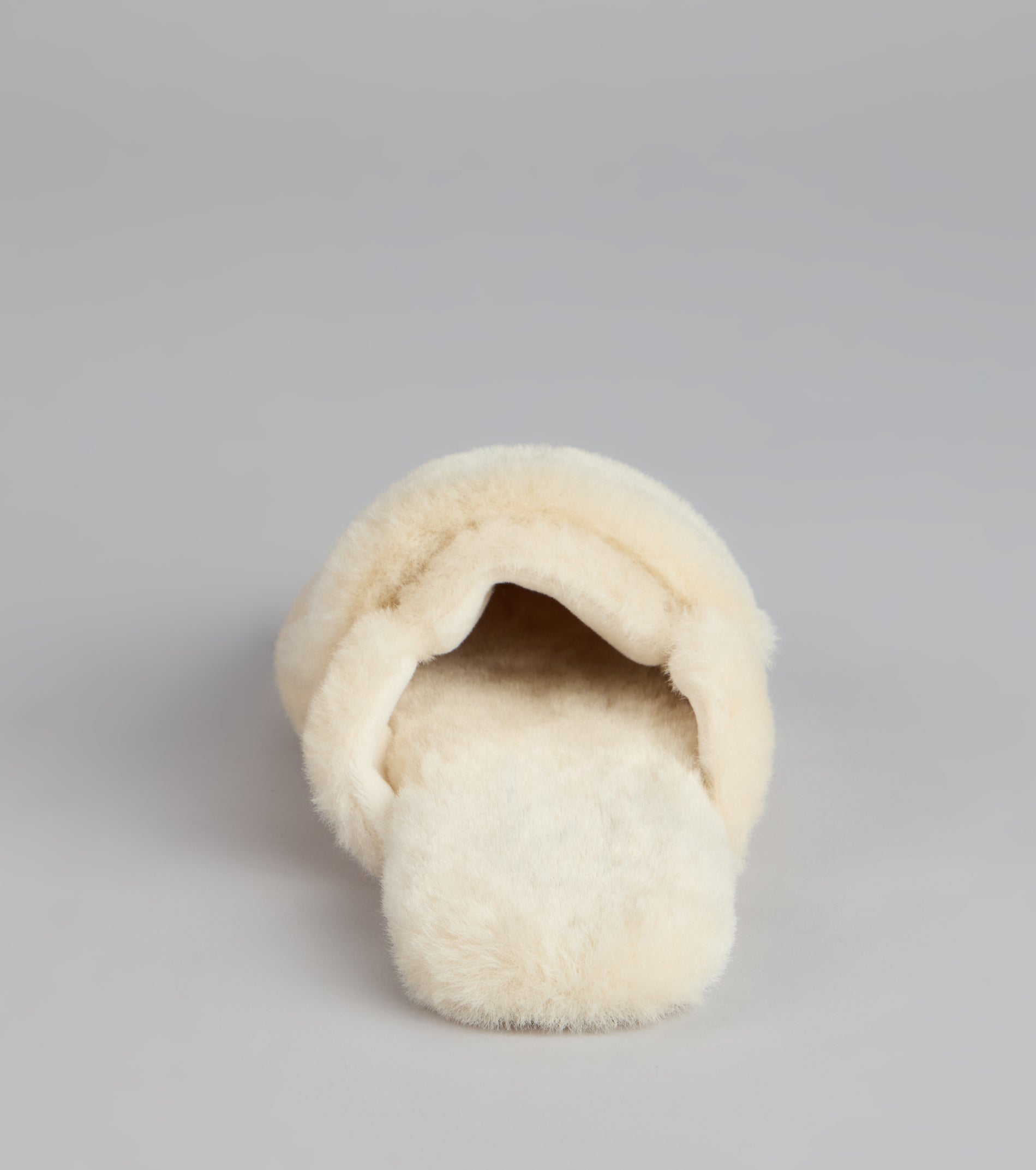 Lounge Edit Fuzzy Mule Slippers