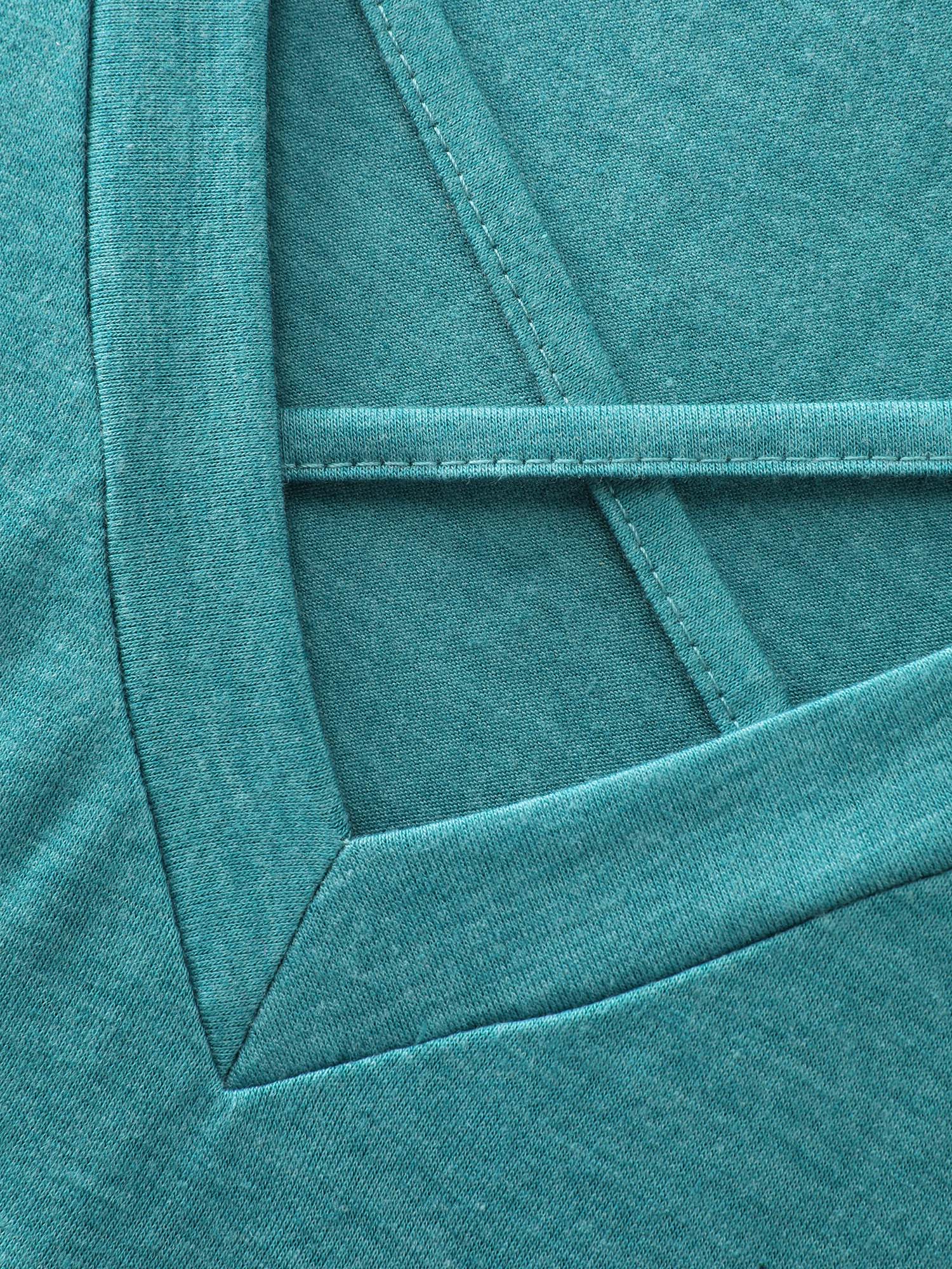 Supersoft Ocean Pattern Embroidered T-Shirt