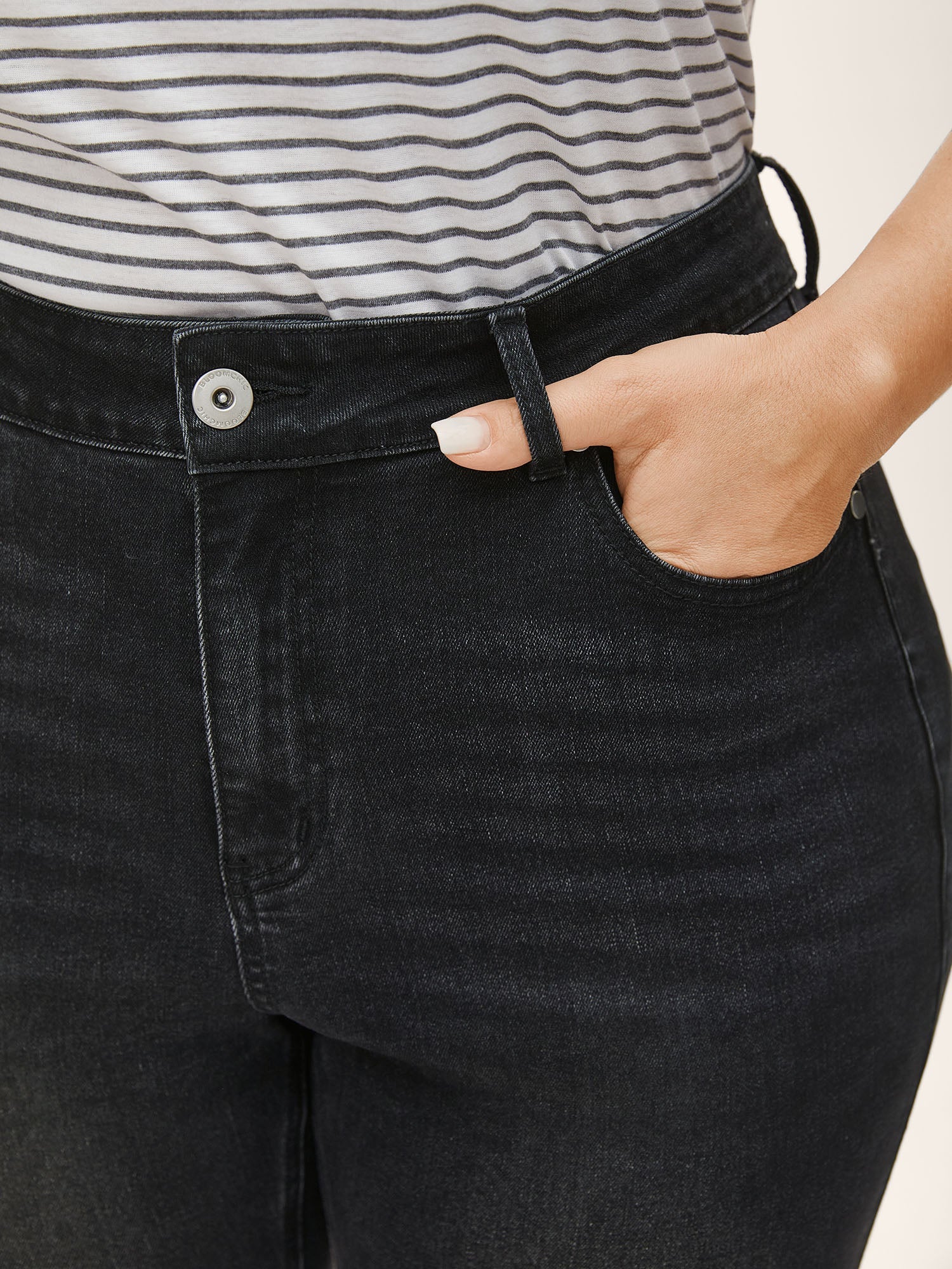 5 Pockets Stretch Skinny-Fit Jeans