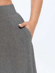 Supersoft Pleated Wide Waistband Pants