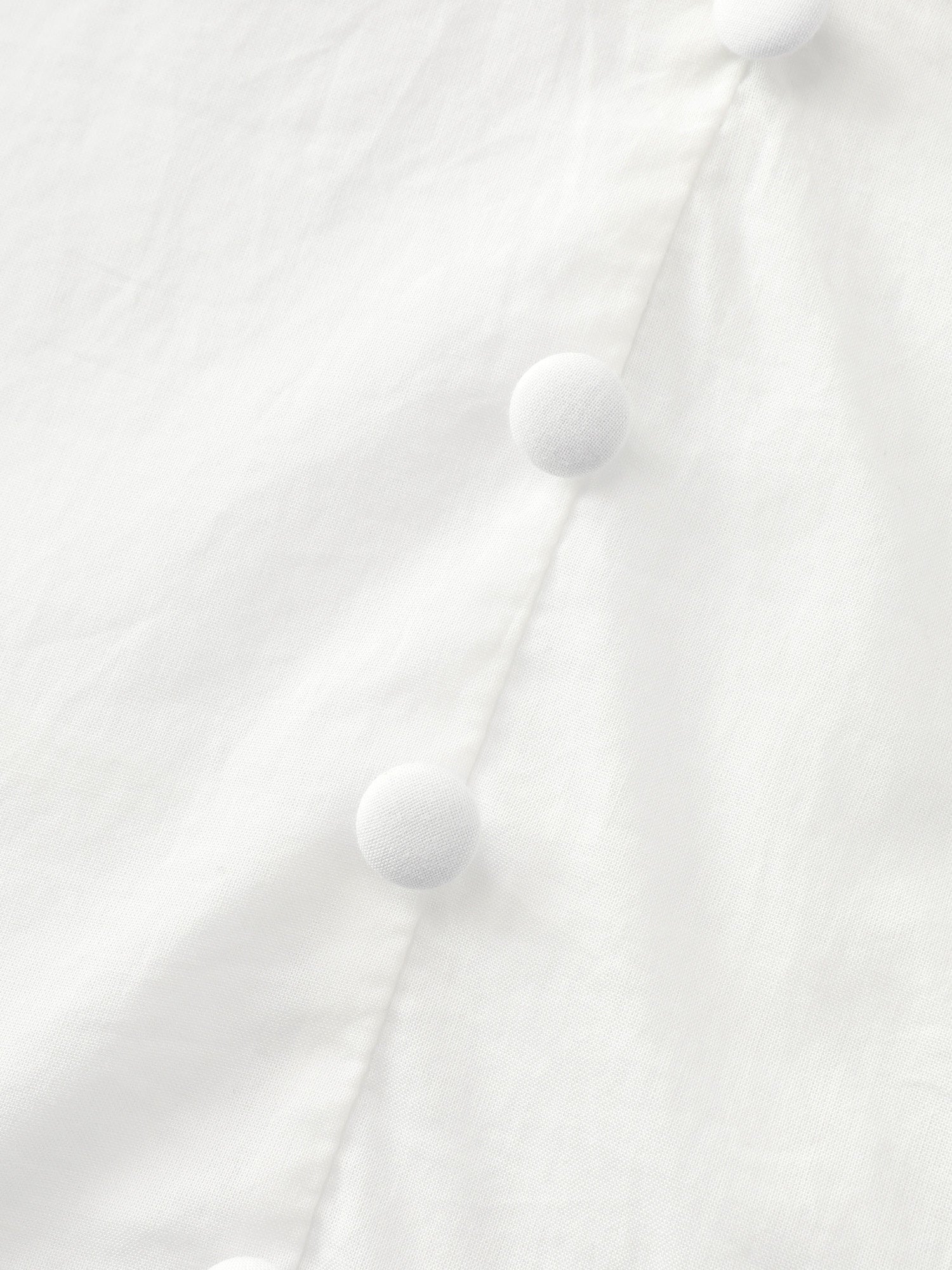 Cotton V-Neck Tiered Plain Blouse