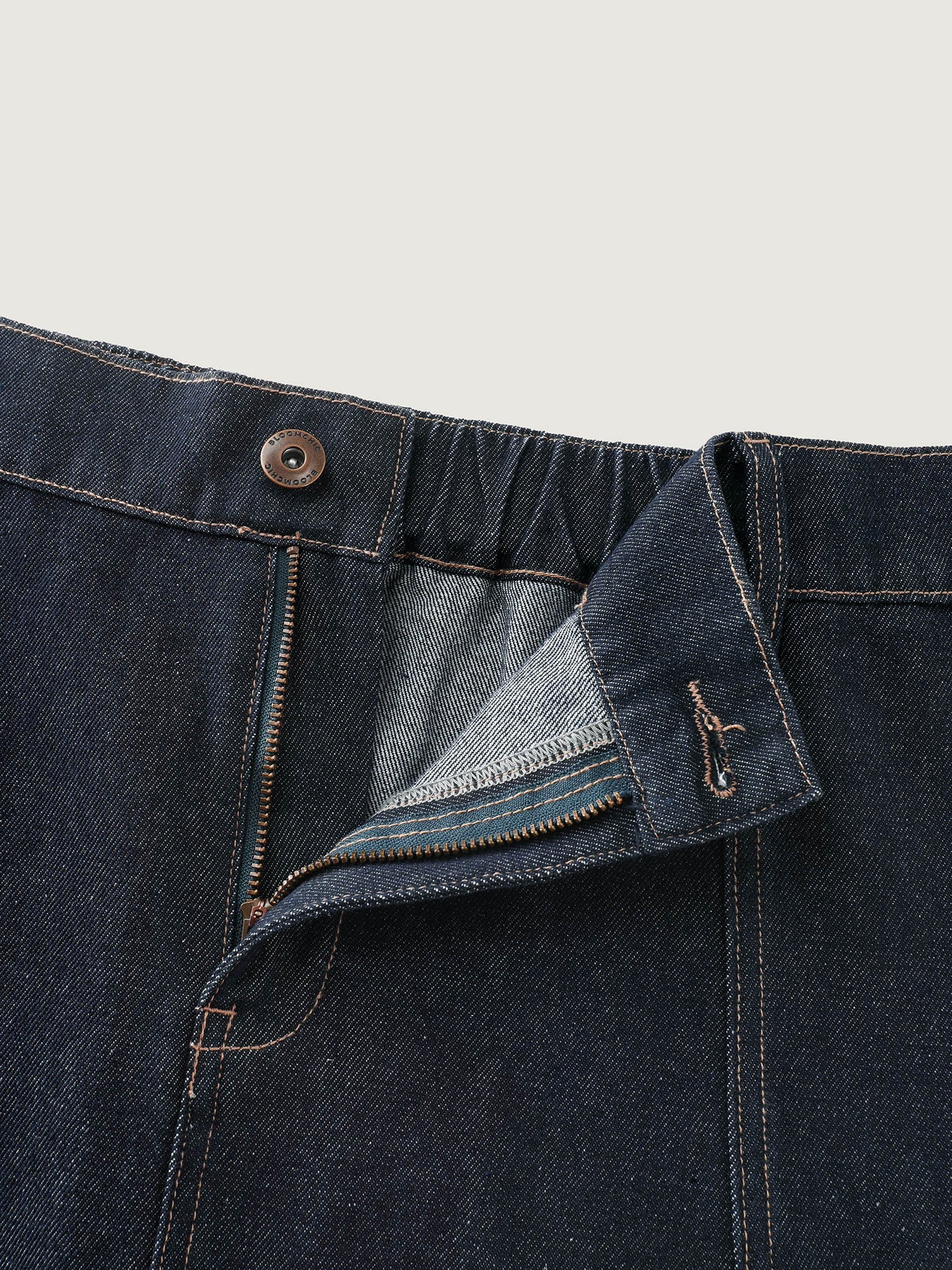Stretchy Maxi Denim Skirt