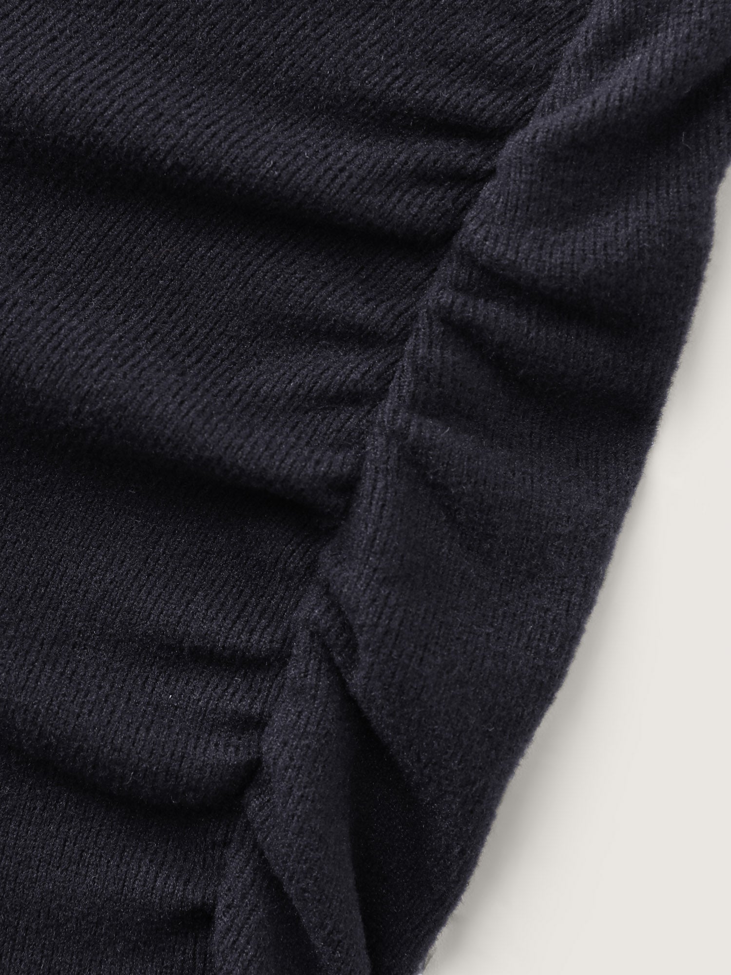 Ribbed Round Neck Cozy T-Shirt