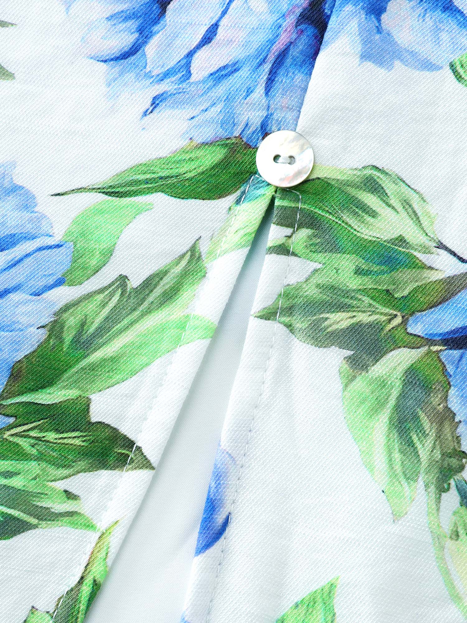 Refreshing Floral Print Slit Maxi Skirt