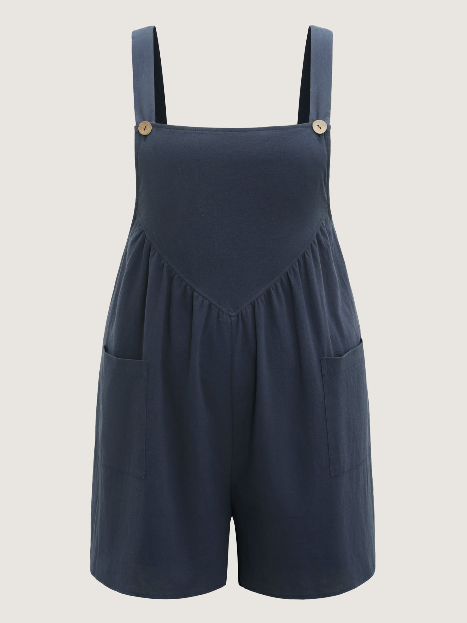 Pure Cotton Adjustable Straps Sleek Romper
