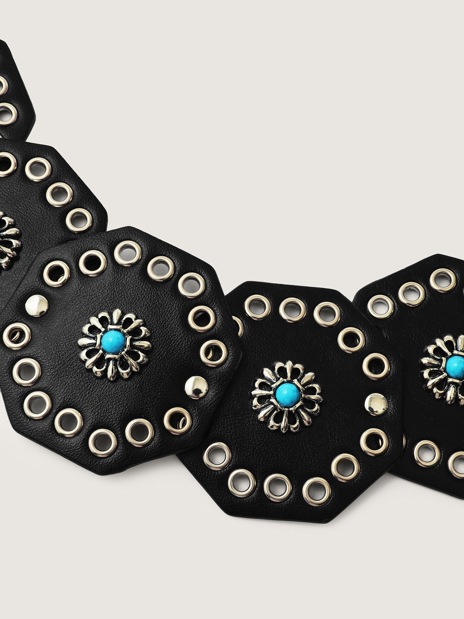 Boho Stretchy Concho Extended Link Belt