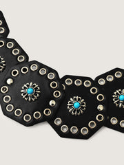 Boho Stretchy Concho Extended Link Belt