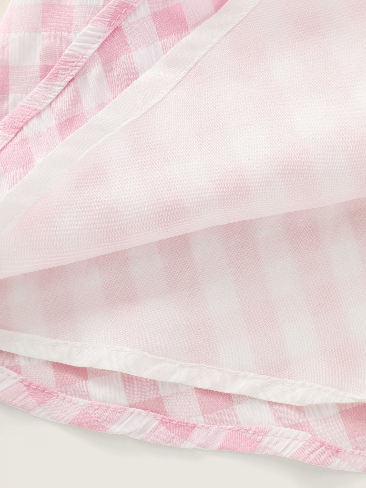 Gingham Print Fit And Flare Mini Dress