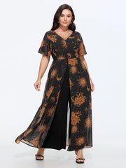Hidden Zipper Layered Pockets Jumpsuit