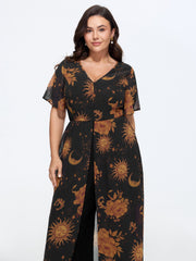 Hidden Zipper Layered Pockets Jumpsuit