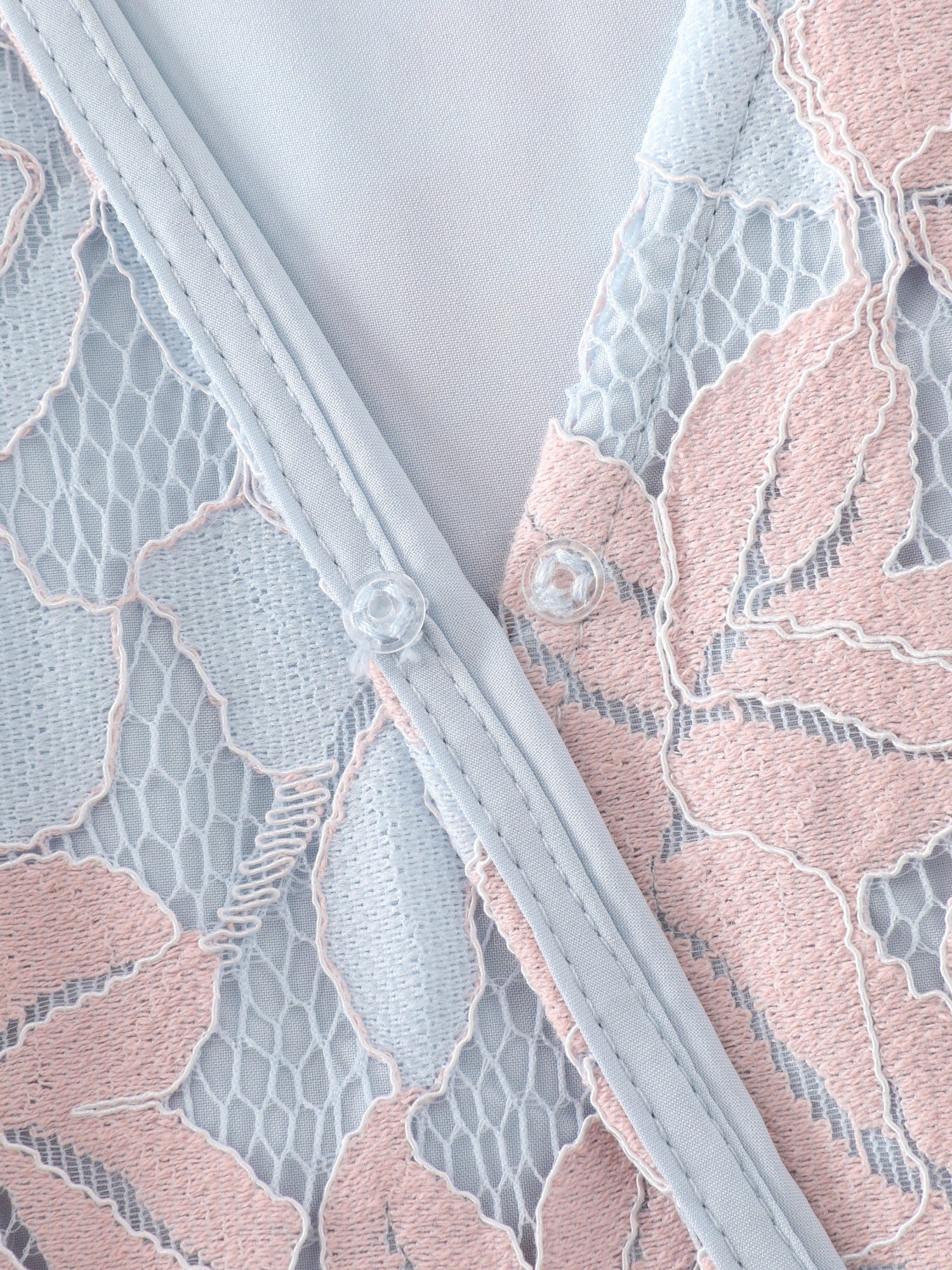 Crochet Lace Mesh Waist-Tie Midi Dress