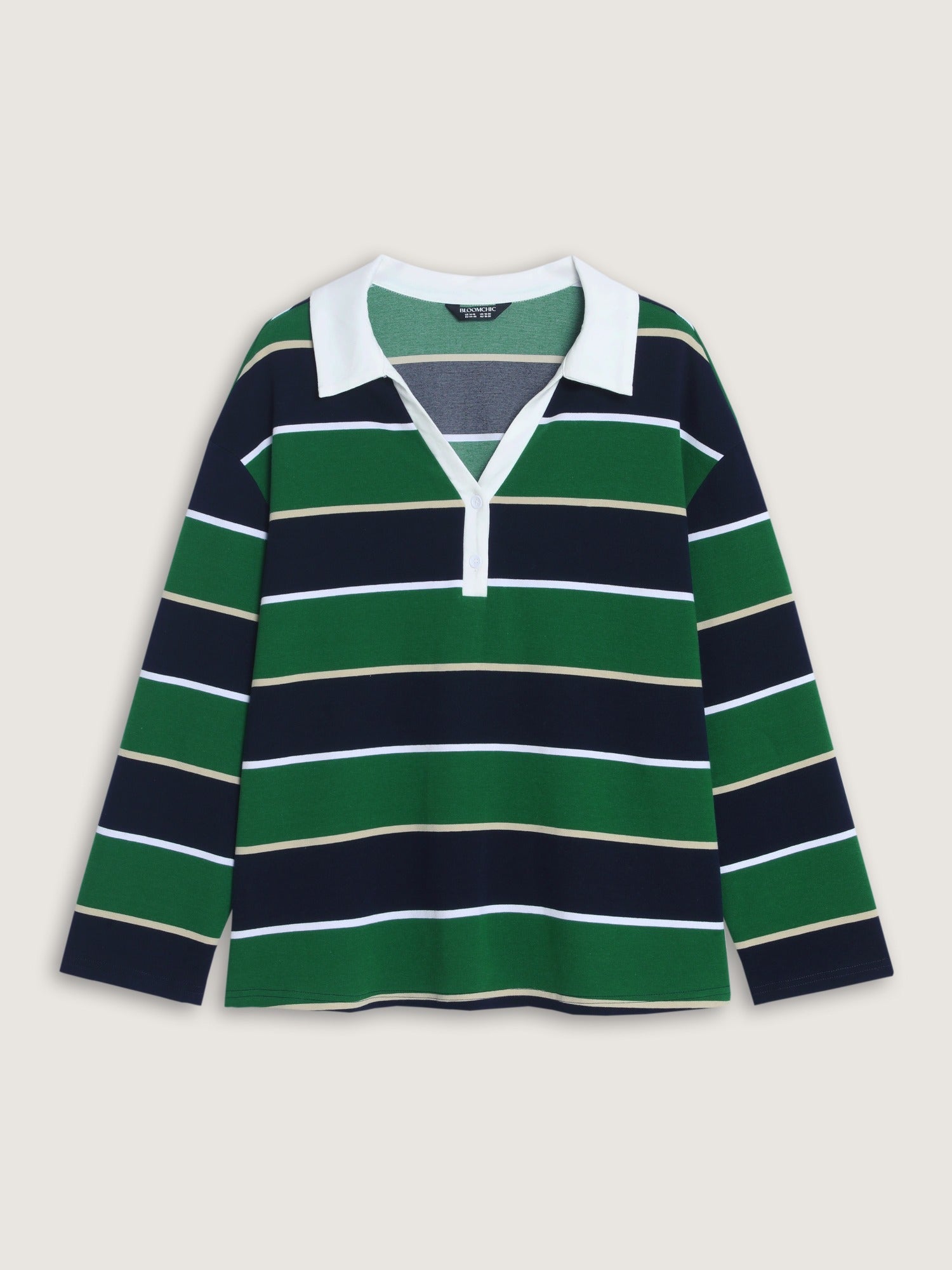 2 In 1 Retro Striped Color Contrast Sweatshirt