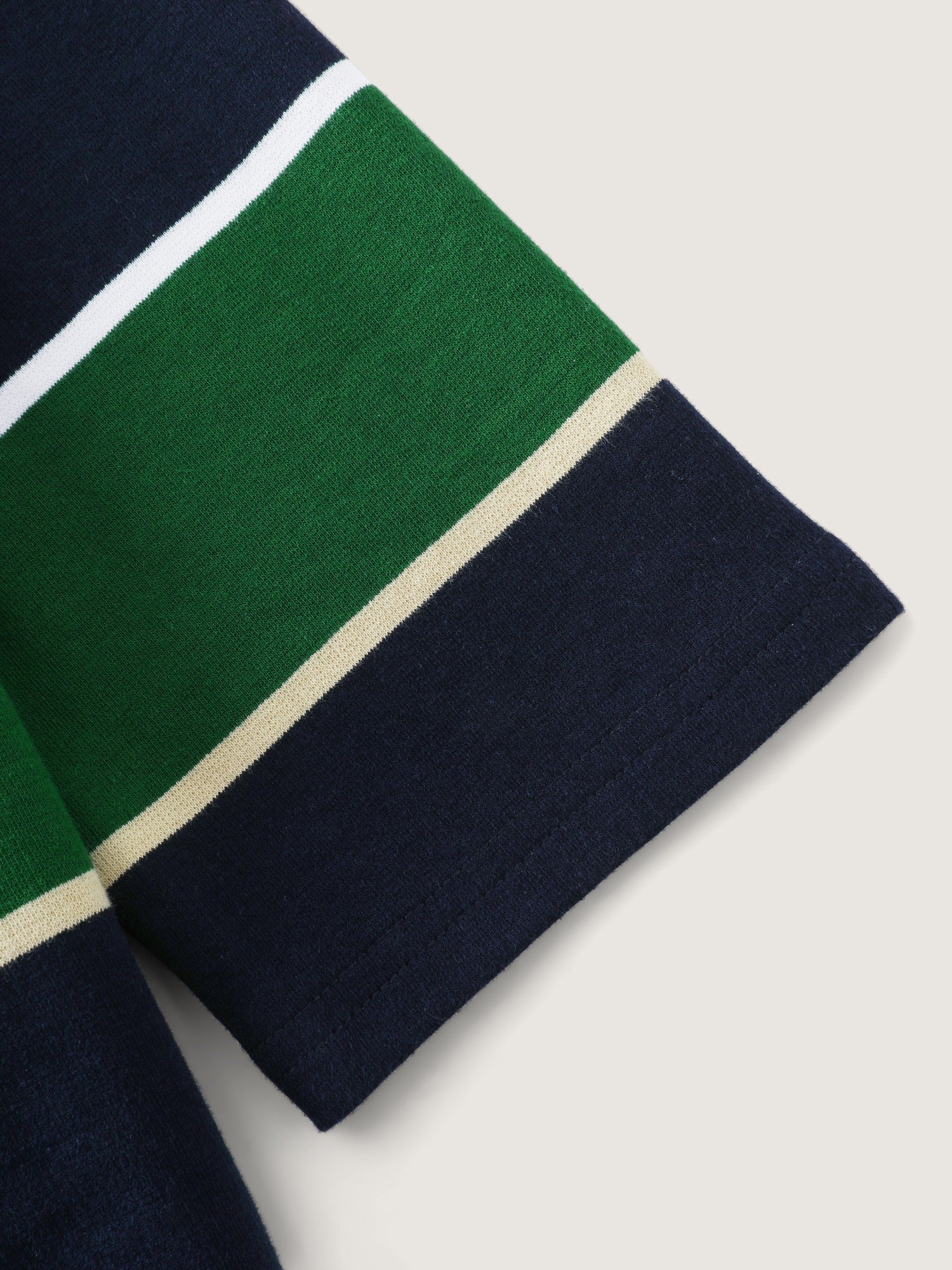 2 In 1 Retro Striped Color Contrast Sweatshirt