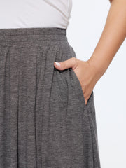 Supersoft Heather Loose Drape Harem Jogger Pants
