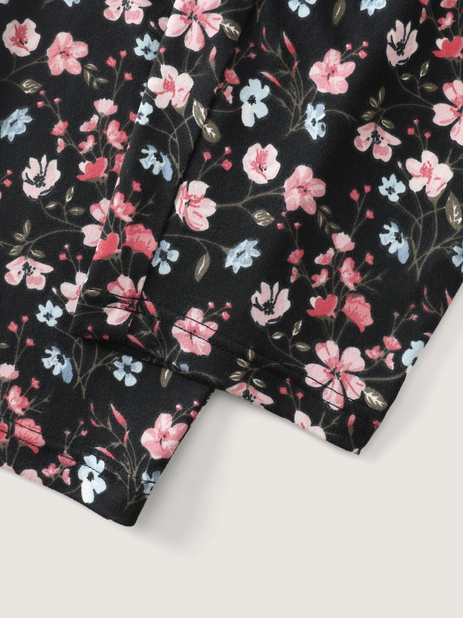 Stretchy Floral Print High Waist Pocket Leggings