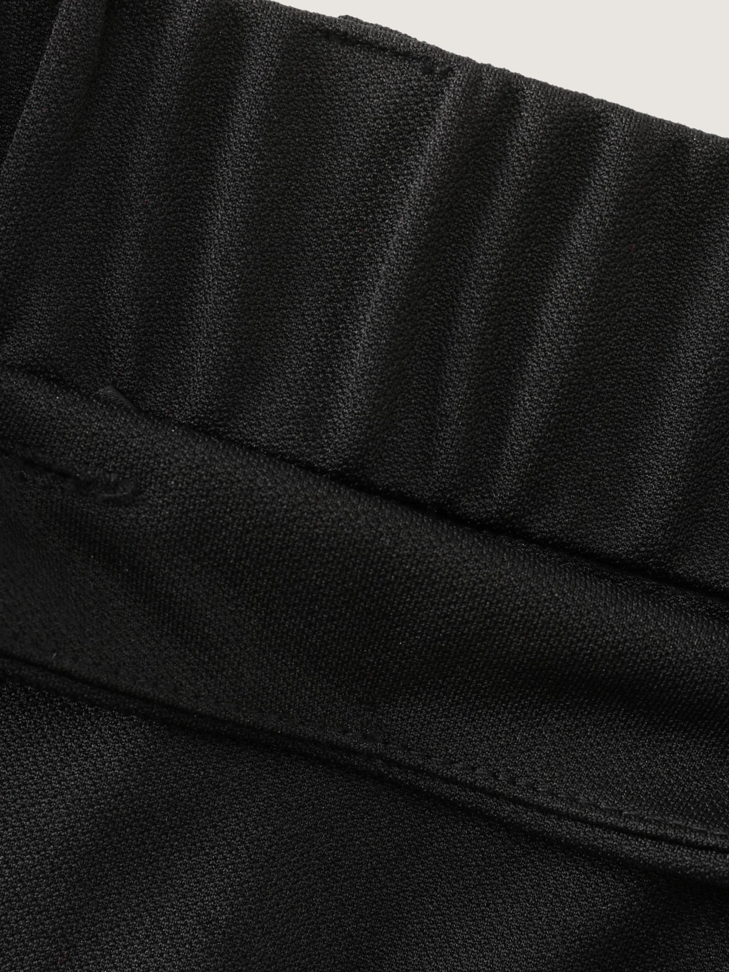 Stretchy Waist Crease Line Flared Pants