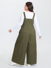 Vintage A-Line Adjustable Overall Jumpsuit