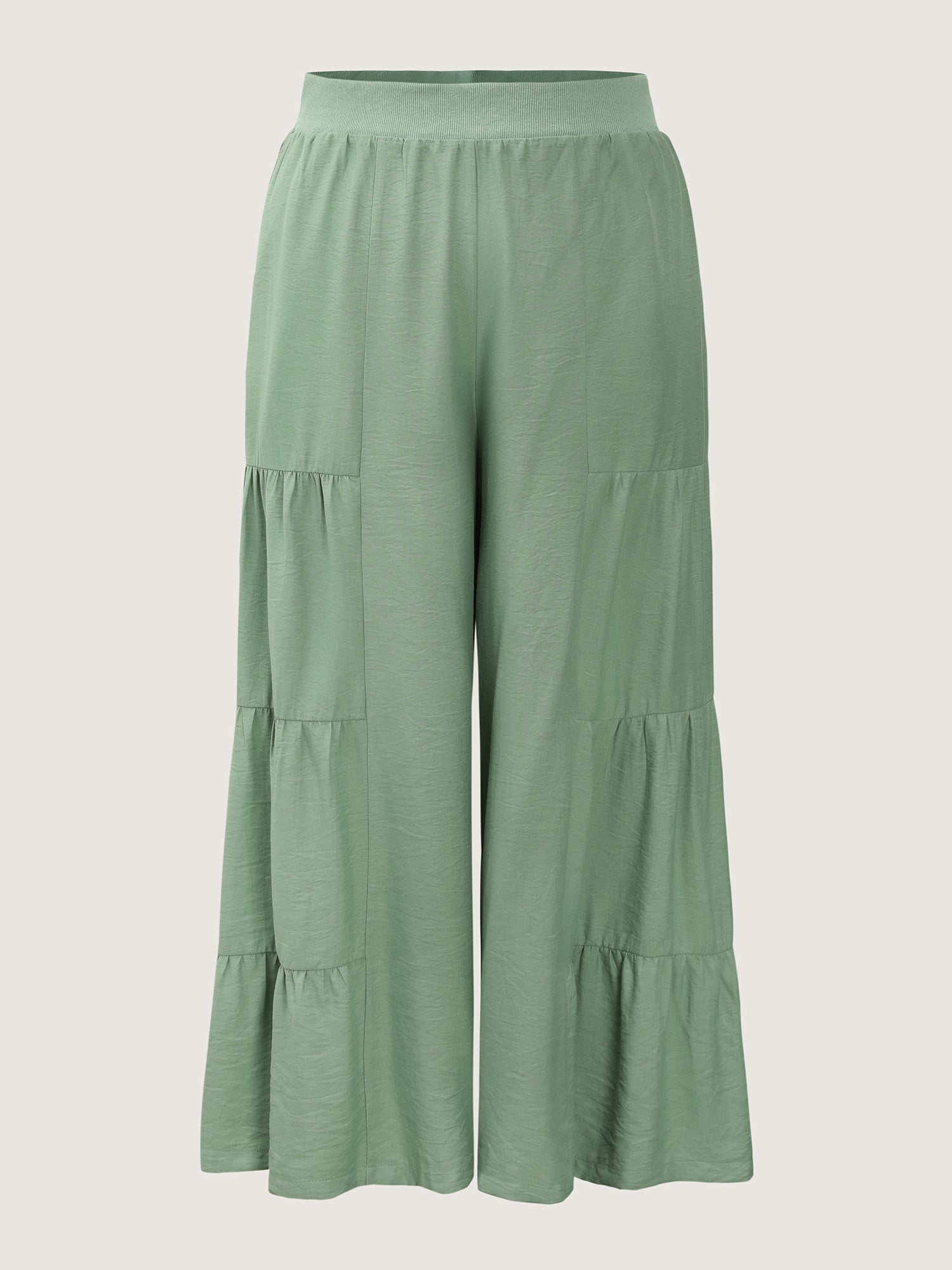 Supersoft Tiered Wide-Leg Pants