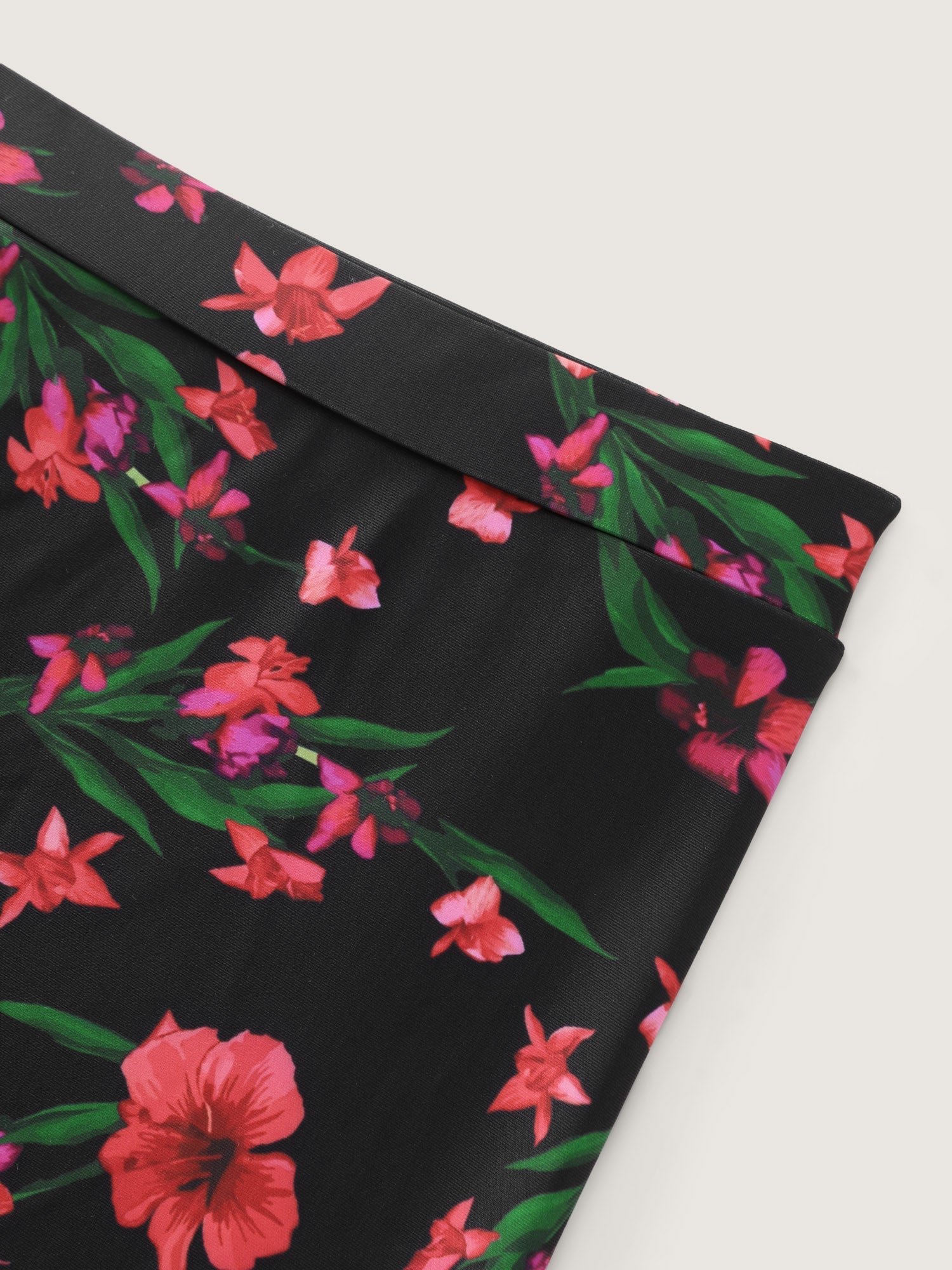 Floral Print Fit And Flare Swim Dress