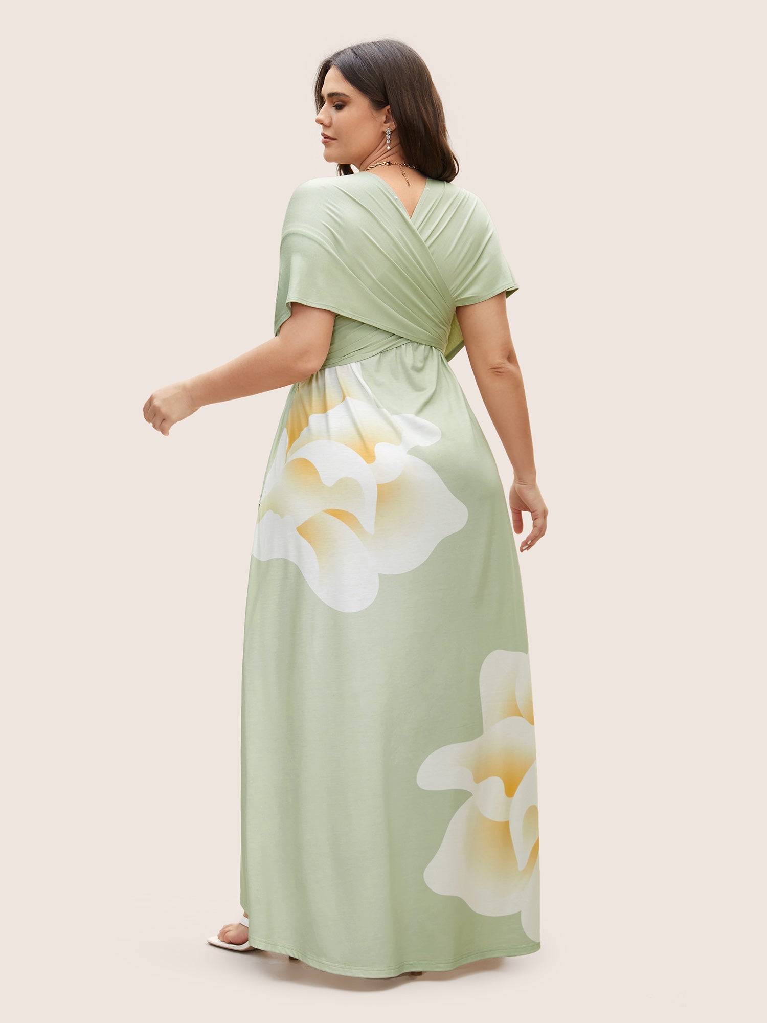 Everywhere Dress - Floral Mesh Ties Dress