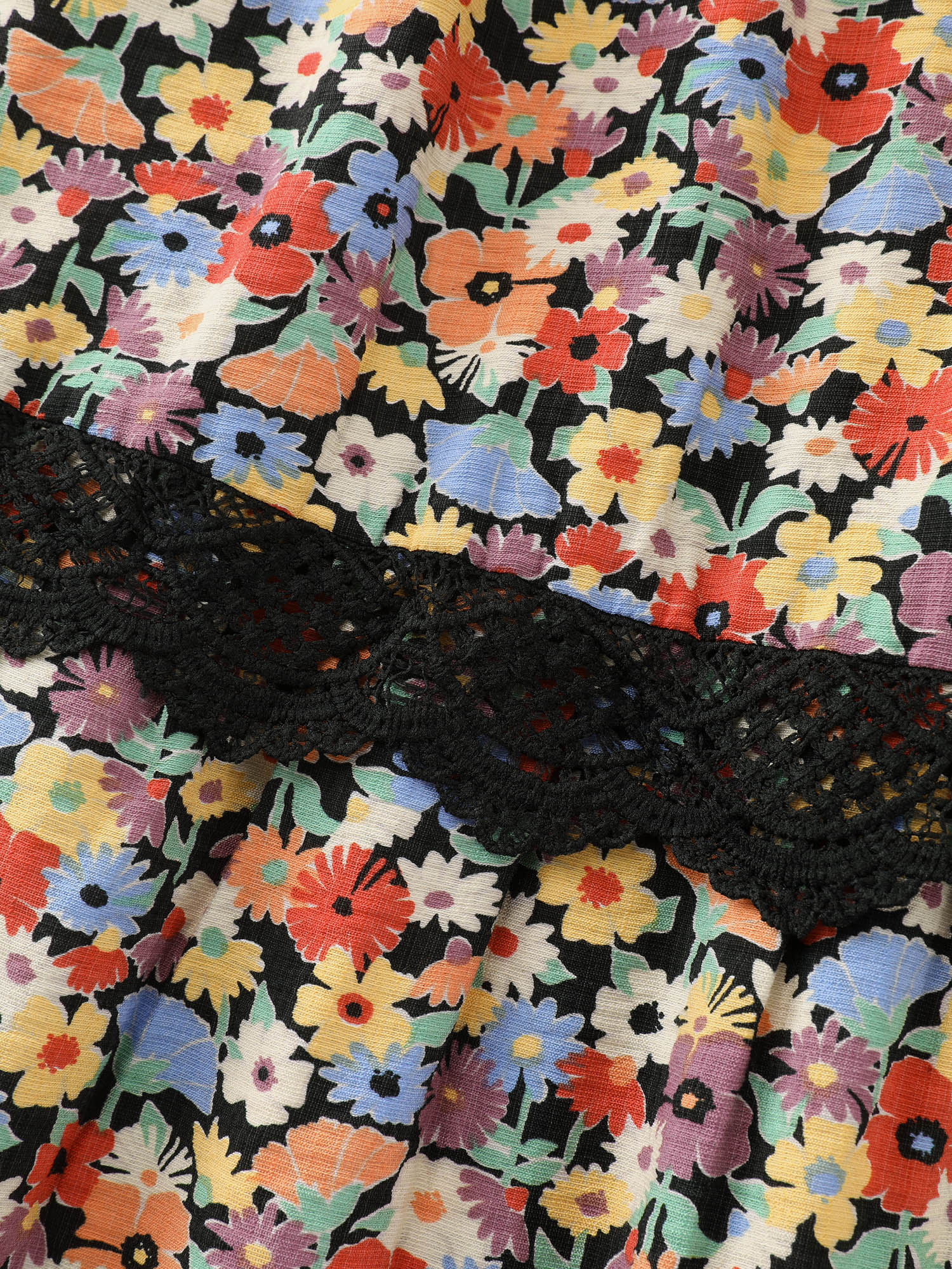 Floral Print Tiered Cami Maxi Dress