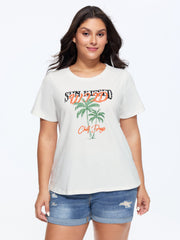 Cotton Sun-kissed Wild Print T-Shirt
