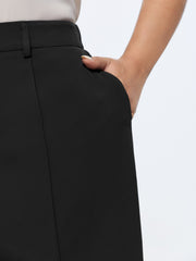 Pull-On Straight-Leg Shorts