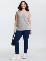 Supersoft Heather V-Neck Relaxed-Fit Tank Top