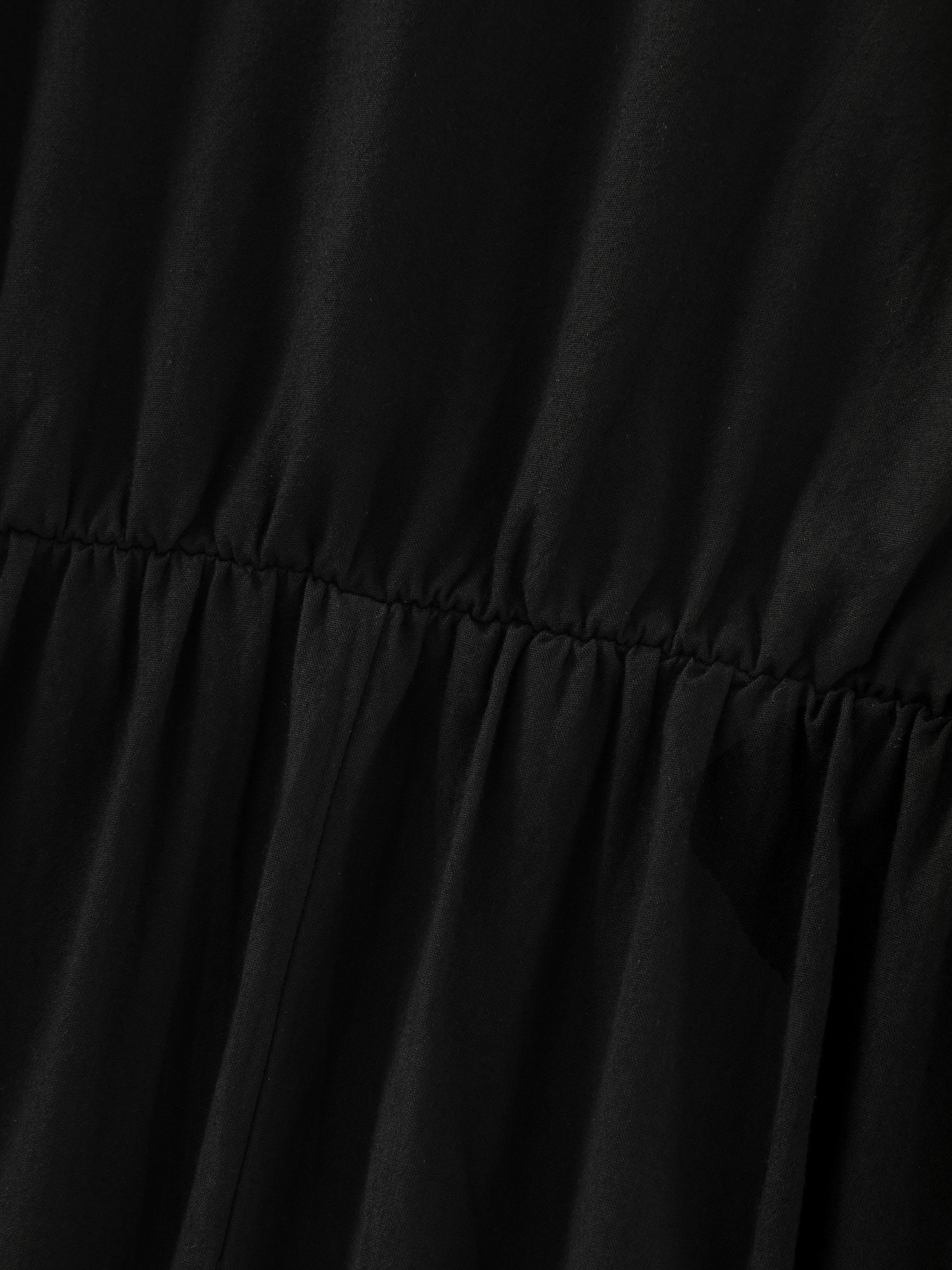 Cotton Button-Front Split Hem Midi Dress