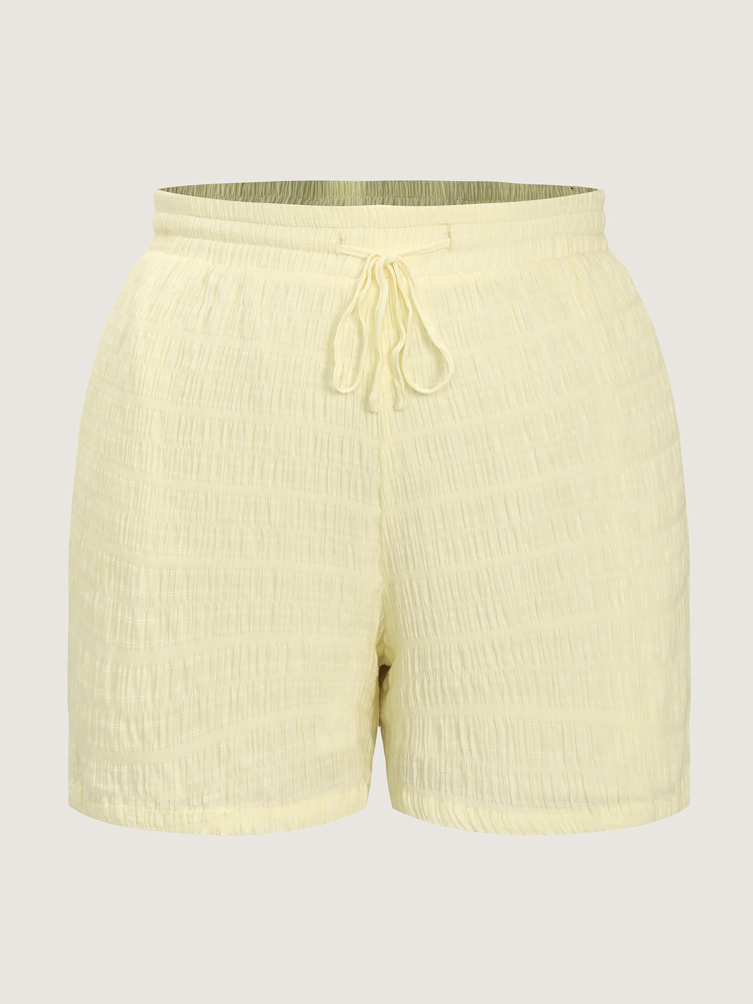 Cotton Wide Waistband Relaxed-Fit Shorts