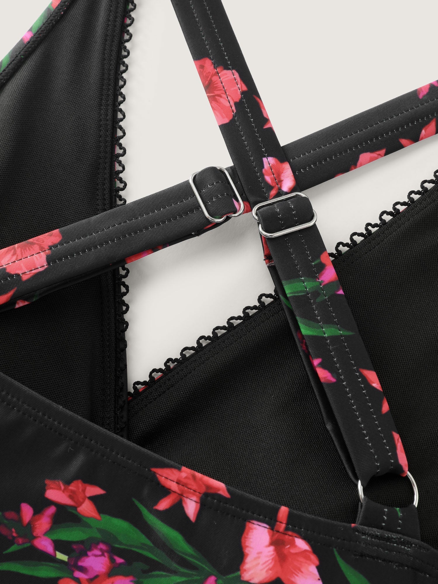 Floral Print Fit And Flare Swim Dress