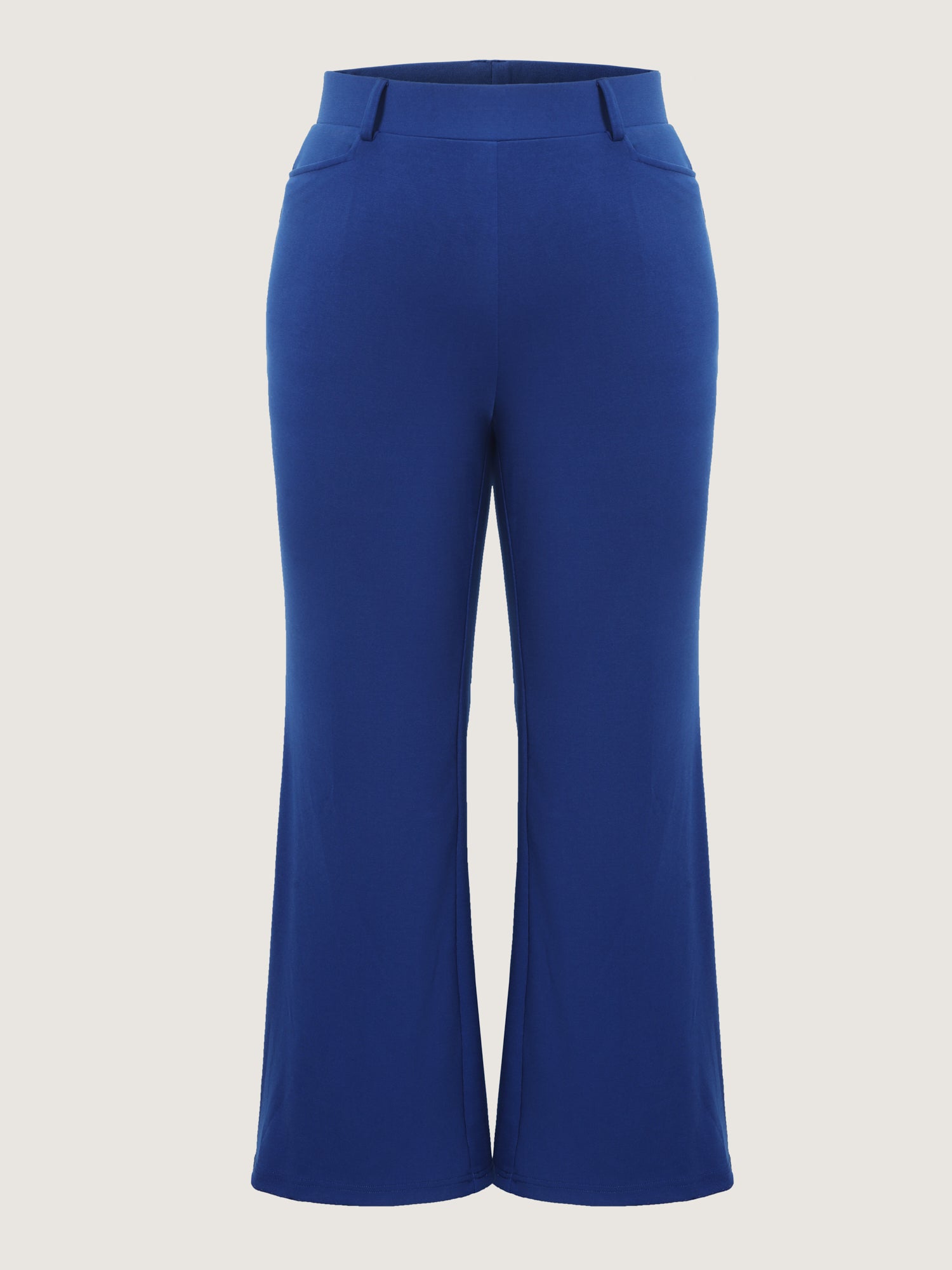 Stretchy Solid Pull-On Pants