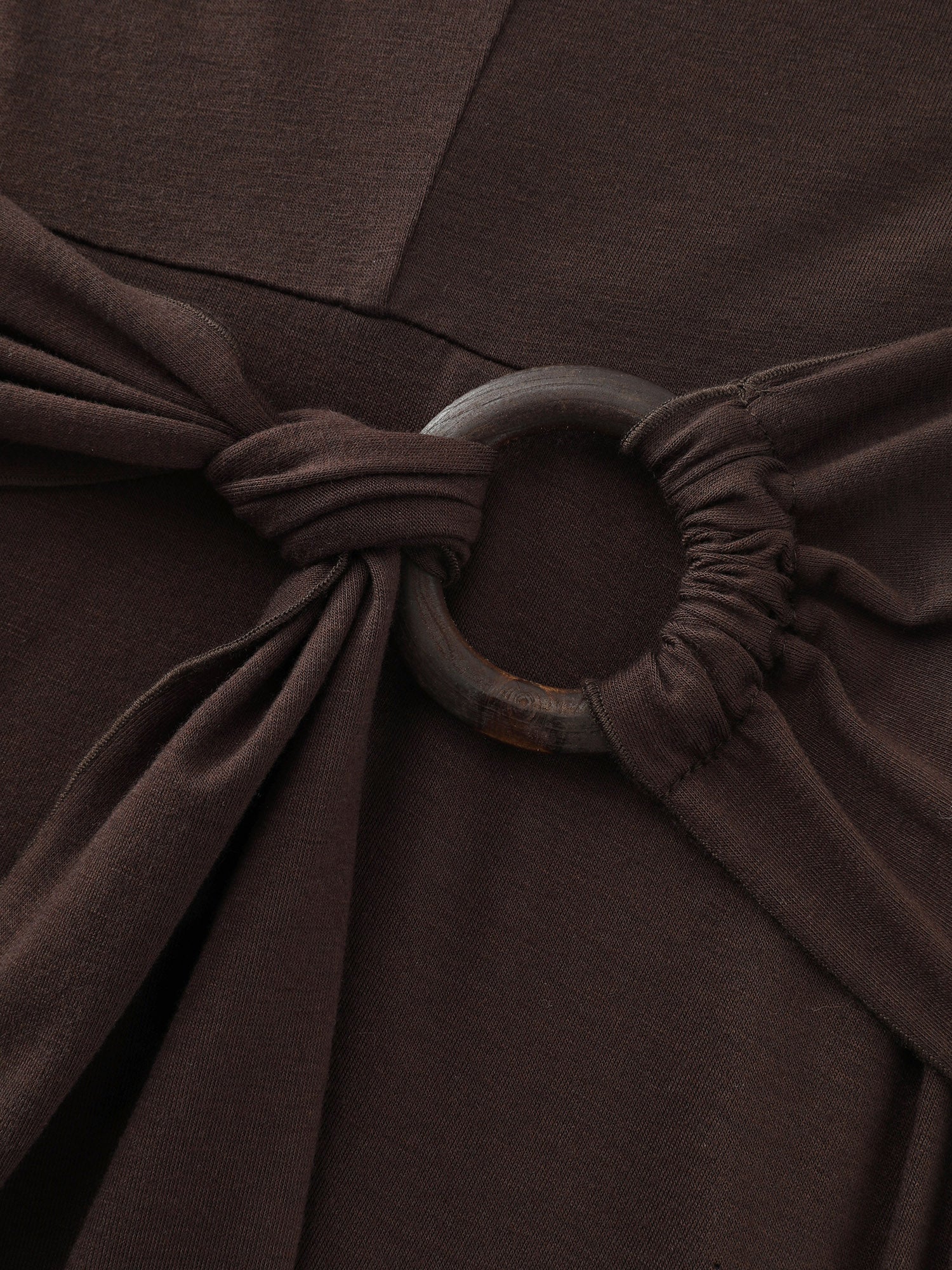 Supersoft Waist-Tie Draped Jumpsuit