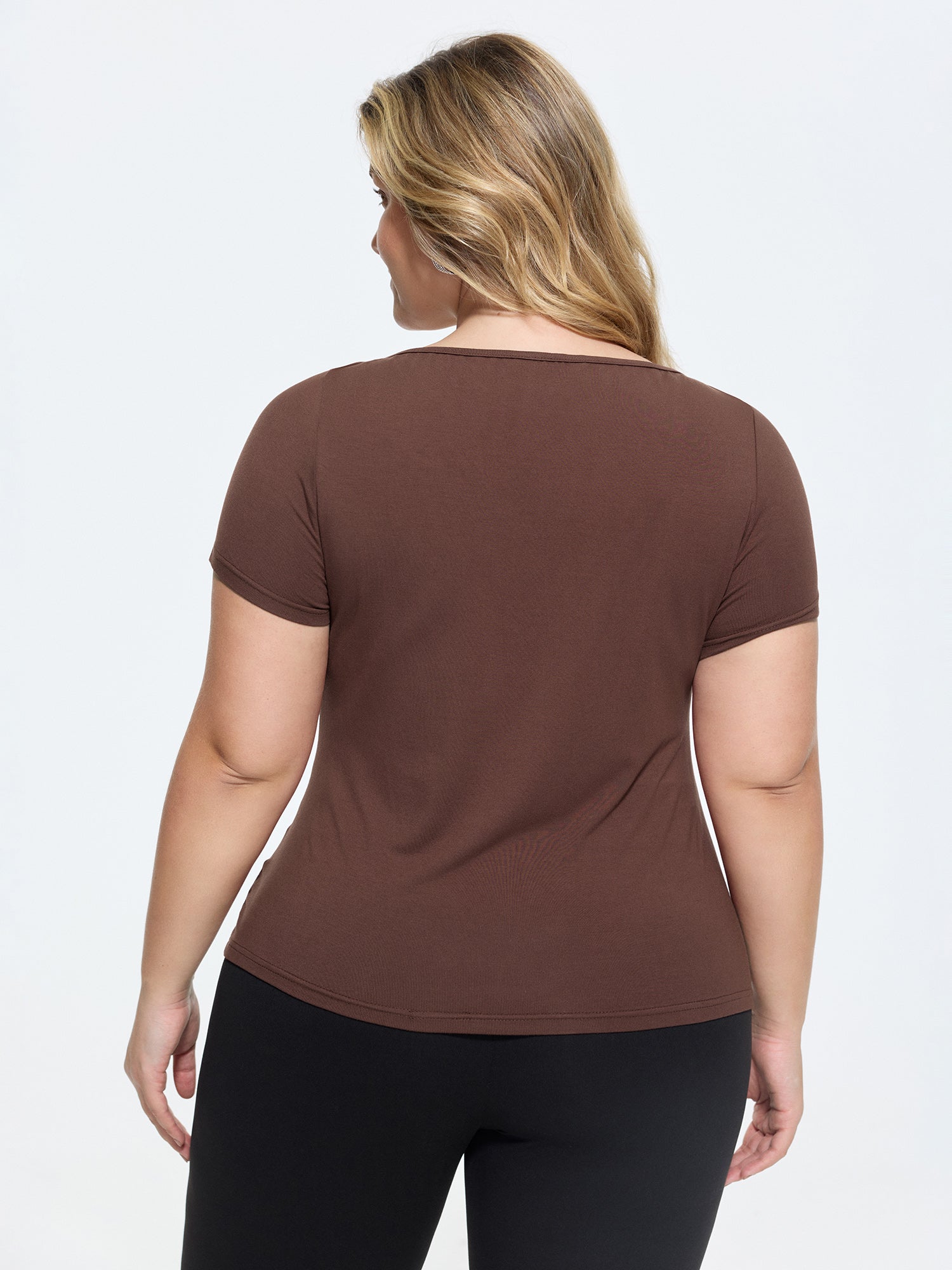 Supersoft Boat Neckline Fitted T-Shirt