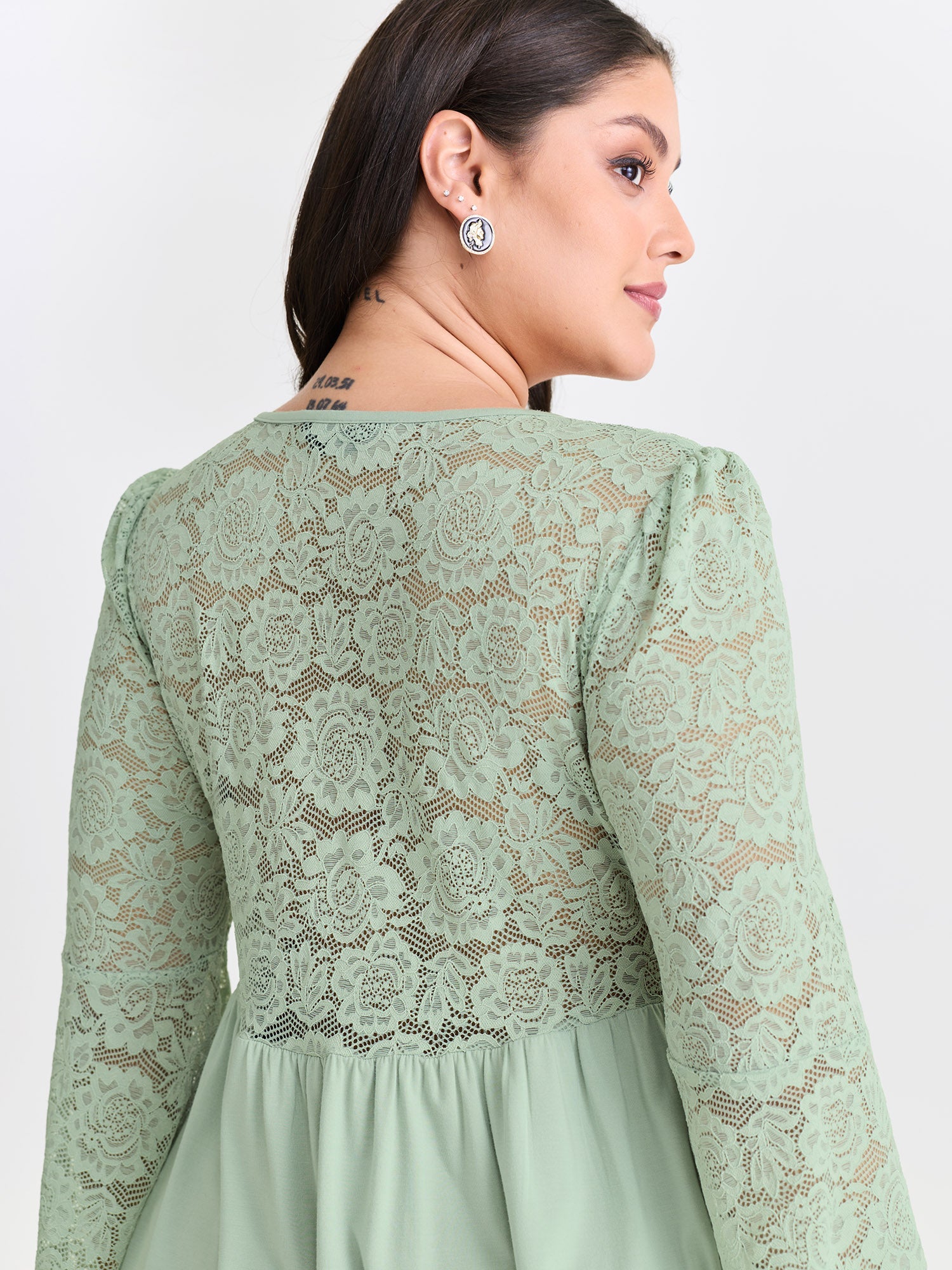 Tunic Waist-Tie Flowy Knit Top