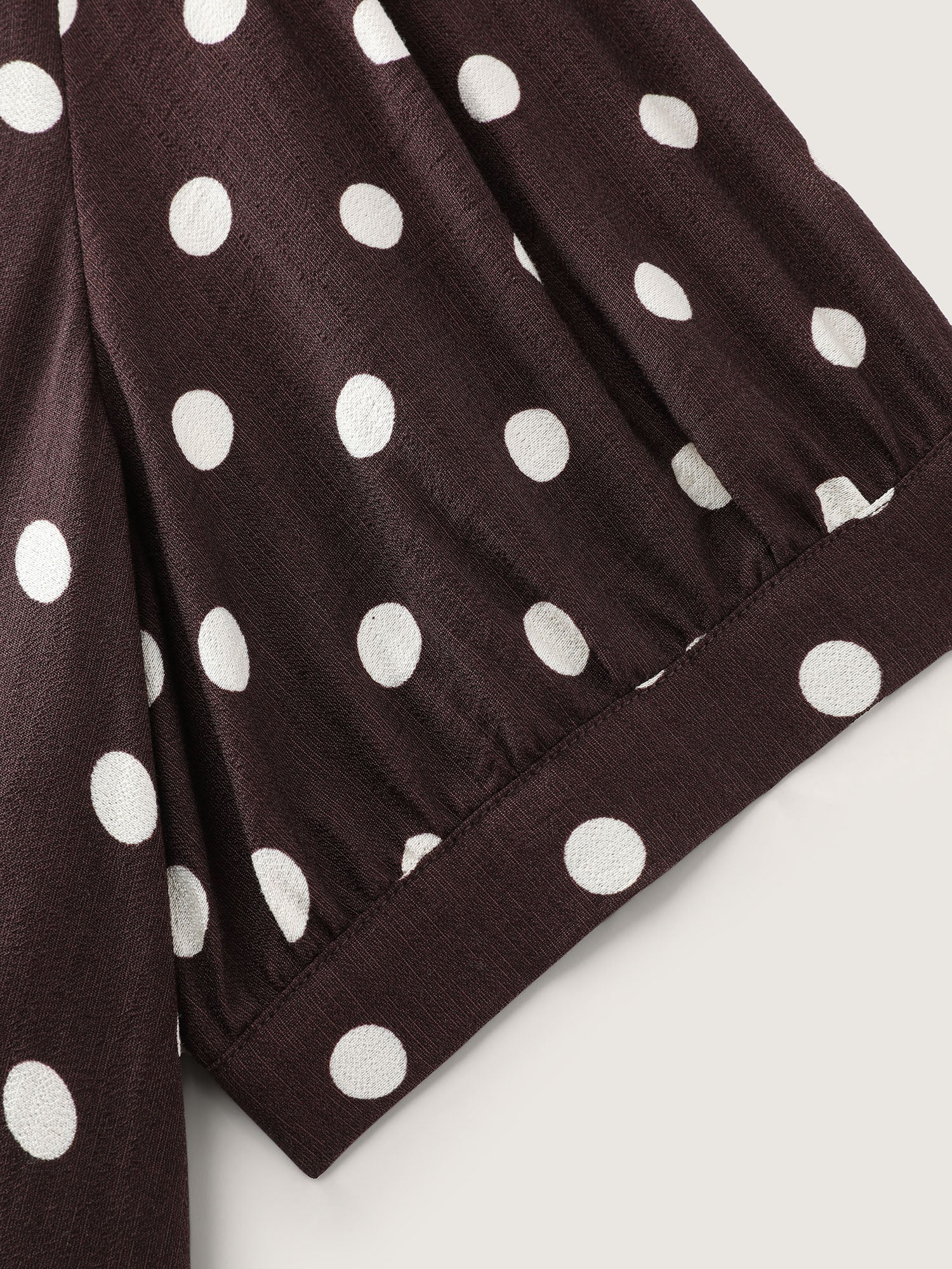 Retro Polka Dots Button Jumpsuit