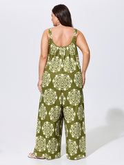 Sunkissed Stretchy Adjustable Strap Jumpsuit
