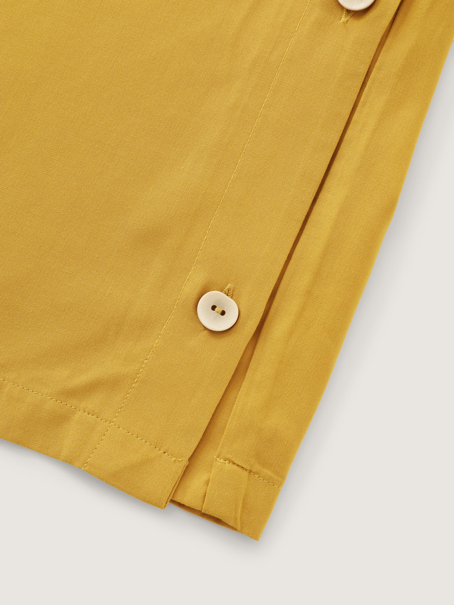 Drawstring Shirred Waist Plain Pants