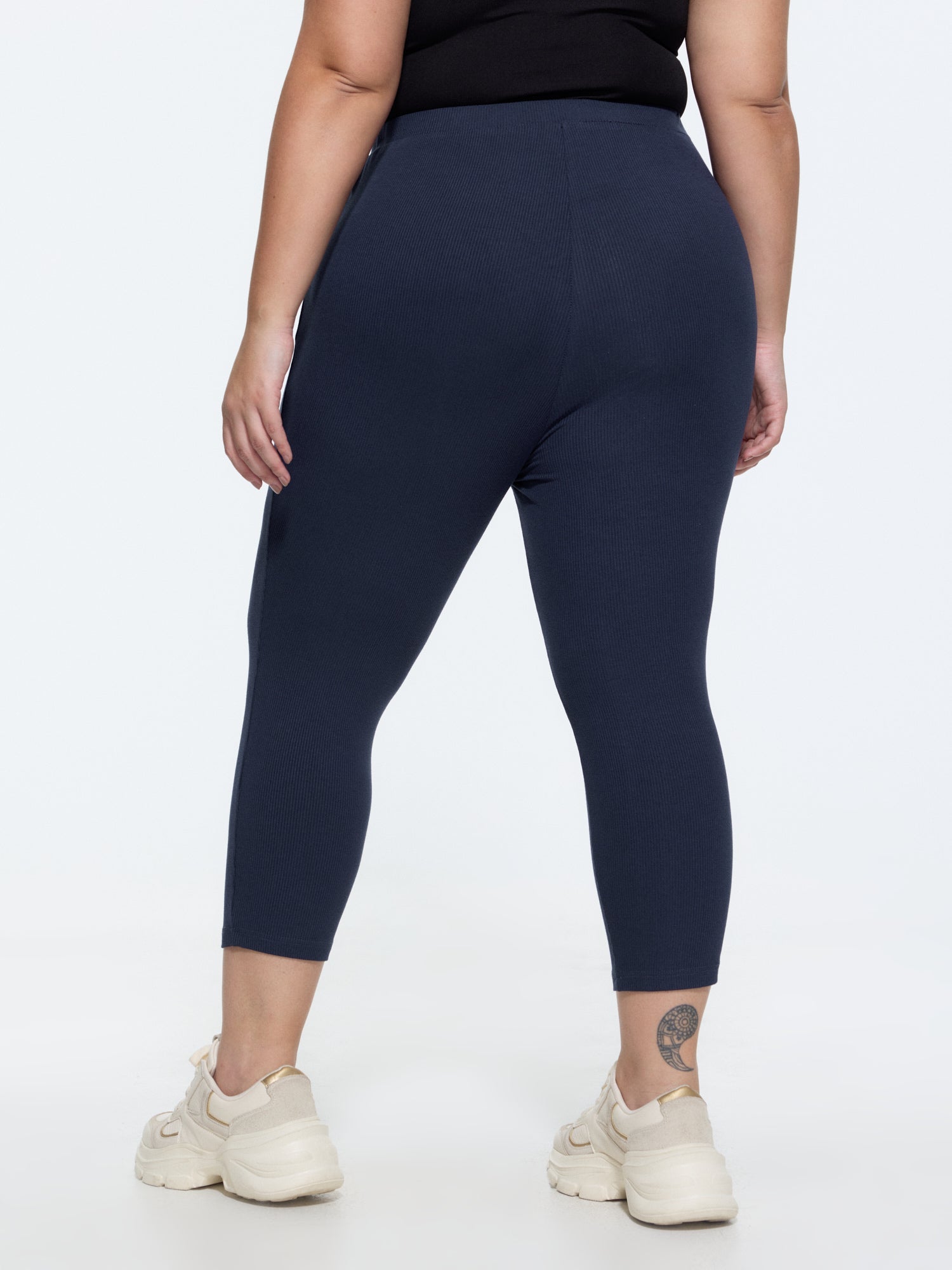Stretchy Pull-On Plain Leggings