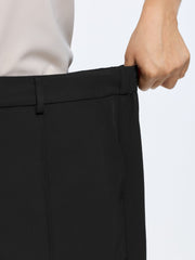 Pull-On Straight-Leg Shorts