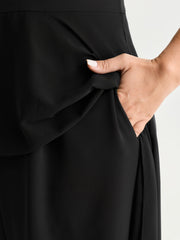 Stretchy Sheer Layered Sleeveless Jumpsuit