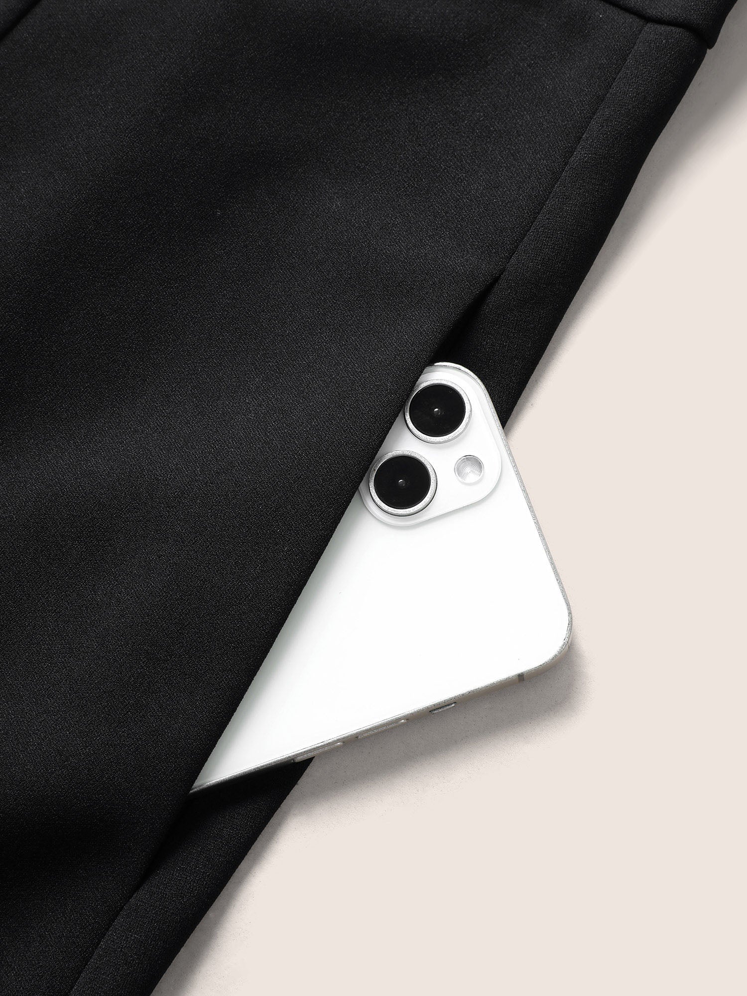 Solid Metal Detail Split Hem Sleeveless Dress