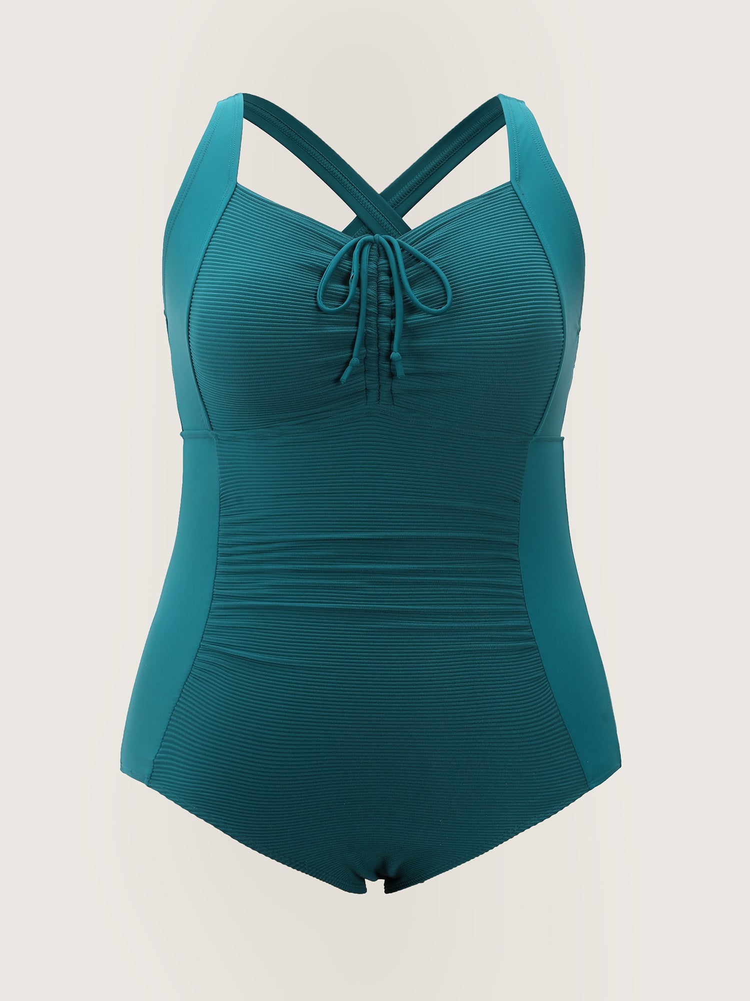 Ruched Tummy-Control One-Piece Swimsuit