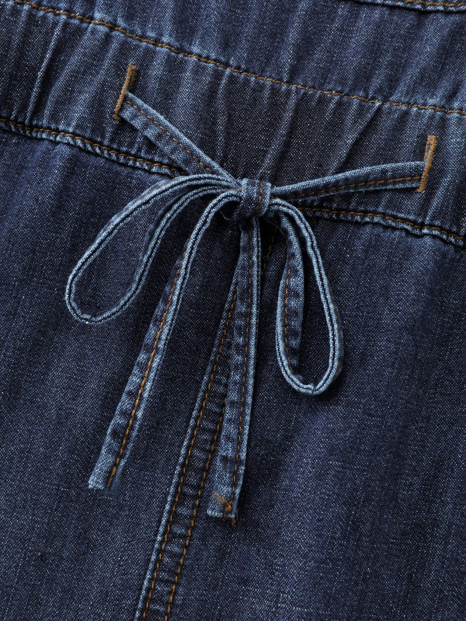 Drawstring Waist Adjustable Overall Jumpsuit