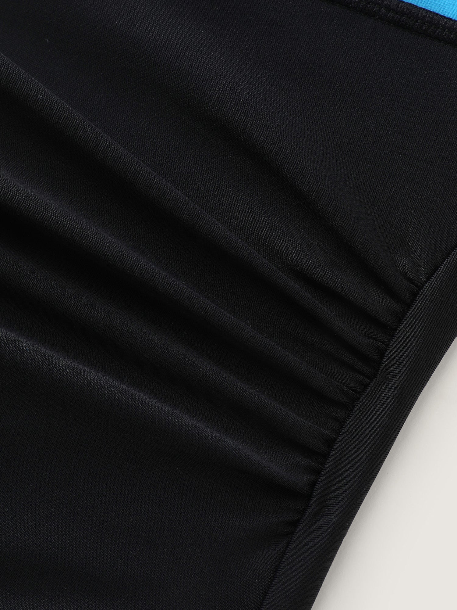 Colorblock Overlap Waist Swim Bottoms