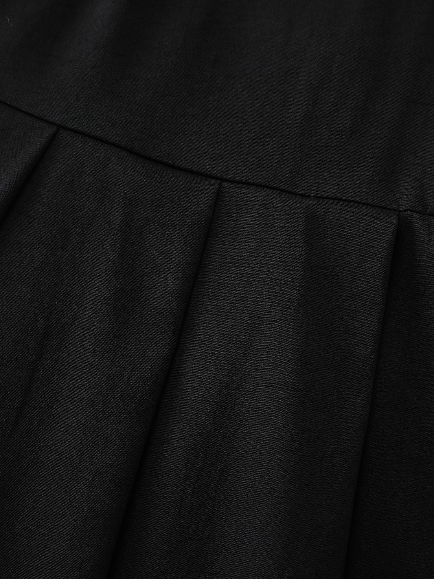 Pleated Placket Flowy Solid Color Midi Dress