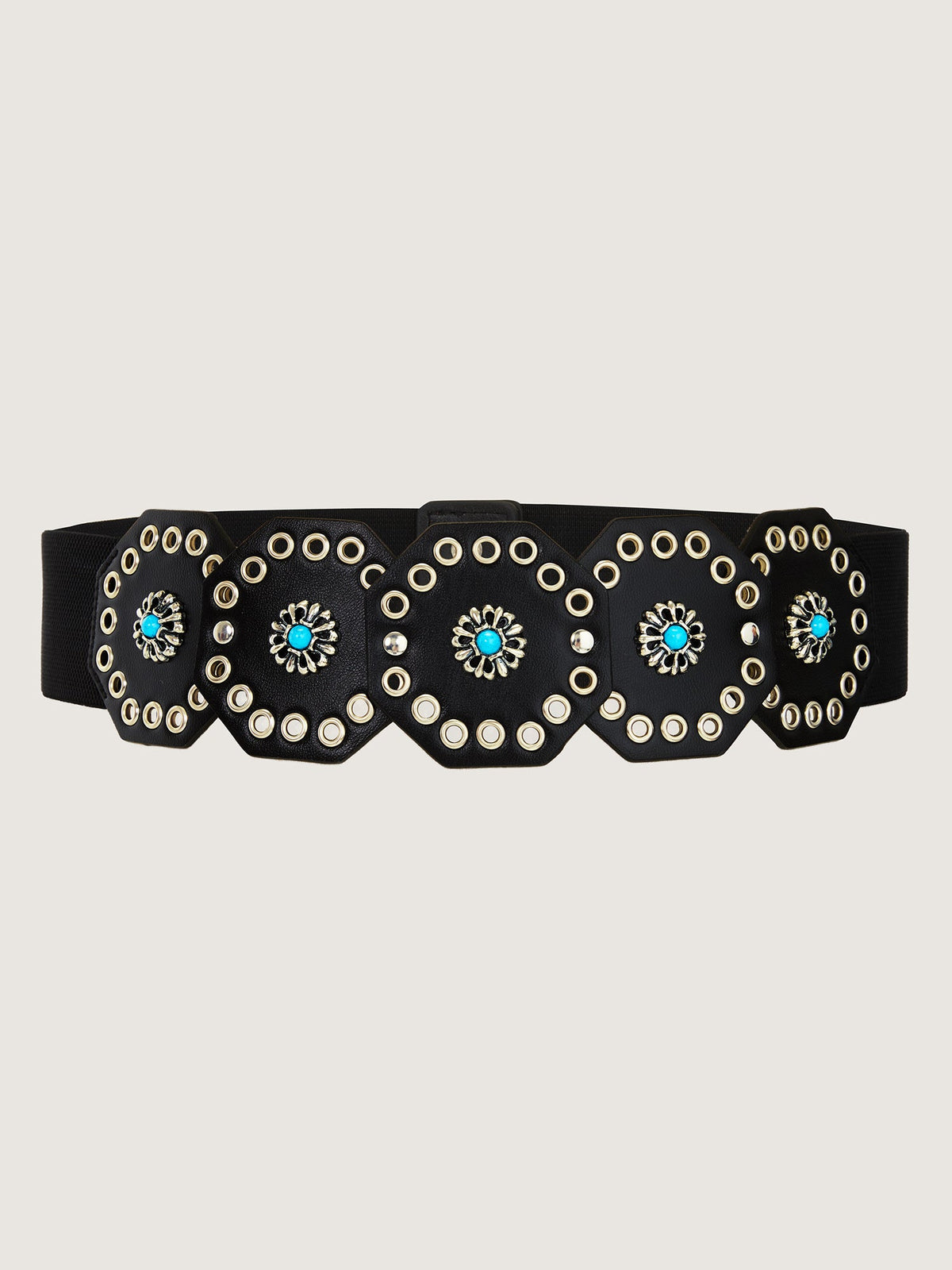 Boho Stretchy Concho Extended Link Belt